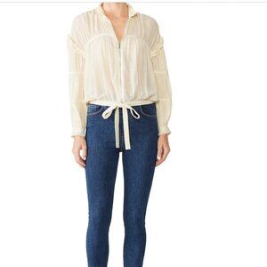 Alexis Ivory Posey Top Size XS